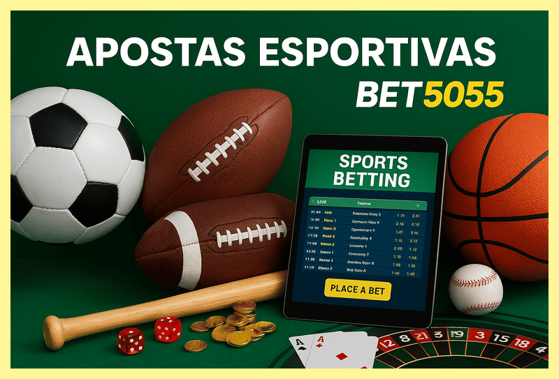 Aposte em apostas esportivas no cassino online BET5055
