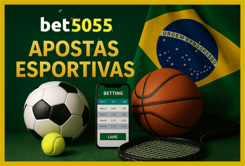 Apostas esportivas no cassino online BET5055